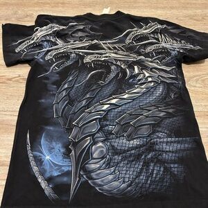 Dragon Vintage Shirt Grunge AOP
